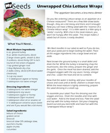 Lettuce Wrap Recipe Page Thumbnail